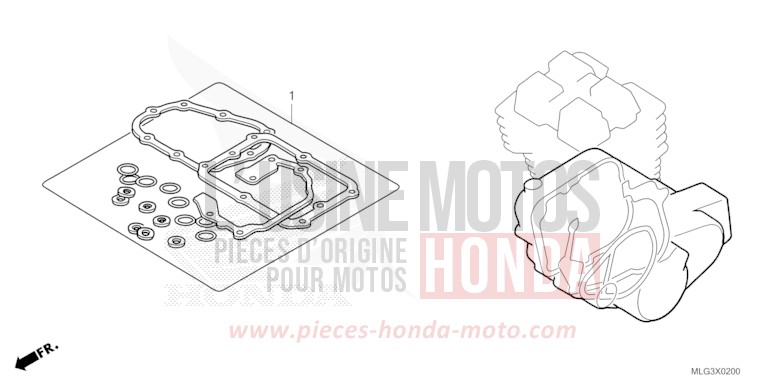 TROUSSE DE JOINT B de Africa Twin DCT GRAND PRIX RED (R380B) 2022